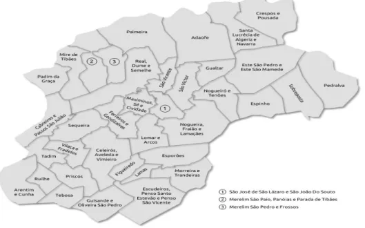 Tabela 2 - Agrupamentos das Escolas de Braga  Agrupamento de Escolas A 