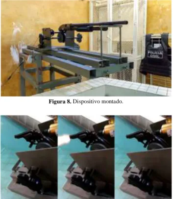Figura 9. Teste com revólver em ação dupla. 