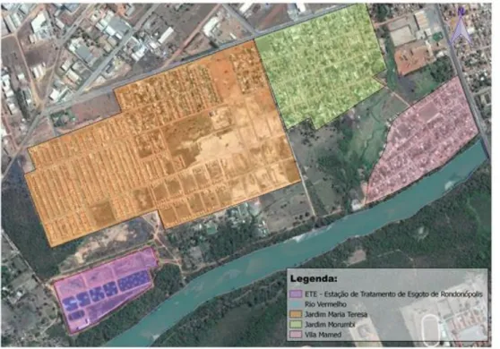 Figura 3: População atingida pelos impactos negativos da ETE de Rondonópolis. 