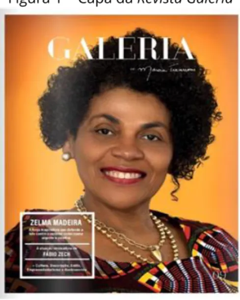 Figura 1 – Capa da Revista Galeria 
