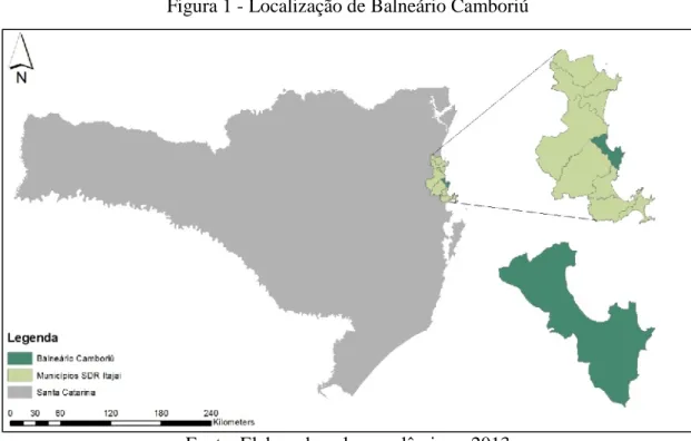 Figura 1 - Localização de Balneário Camboriú