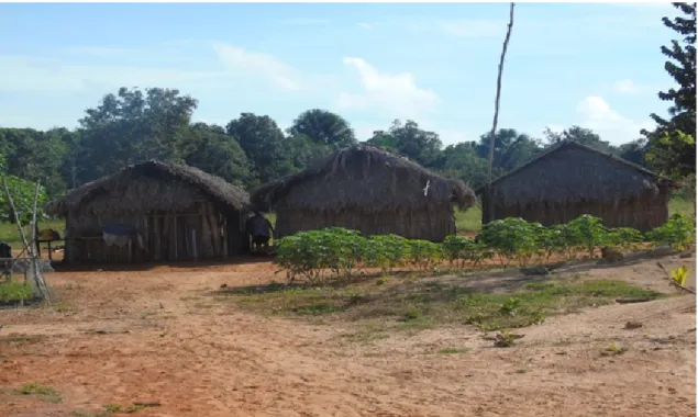 Figura 2: Casa de Dona Aparecida, cozinheira da escola quilombola e nora de Seu Cirilo, patriarca da comunidade.