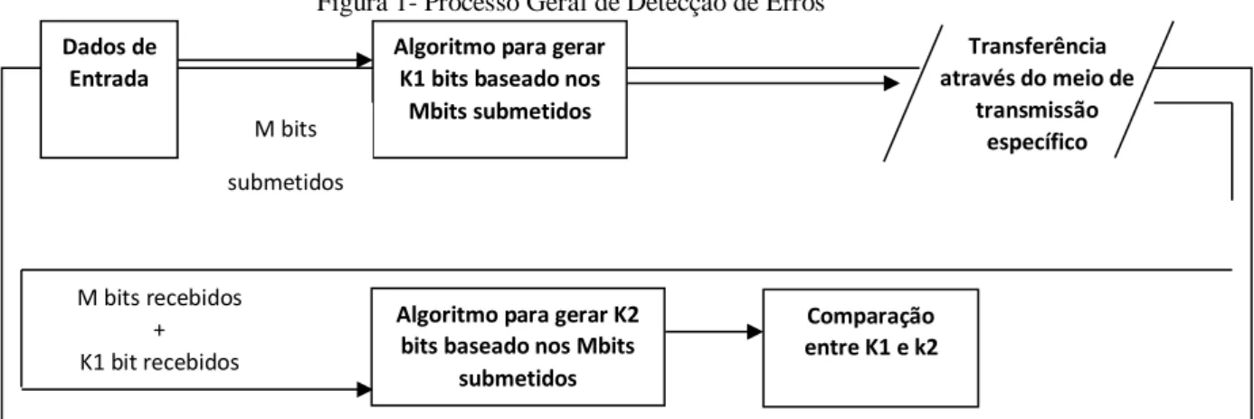 Figura 1- Processo Geral de Detecção de Erros 