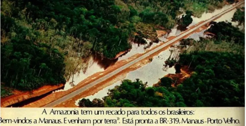 Figura 5: a) Ônibus operando na rota Humaitá-Porto Velho. Fonte: (Acrítica 03/07/1973 p