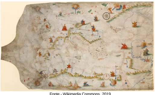 Figura 2 - Carta portulana do mundo velho (1505). 