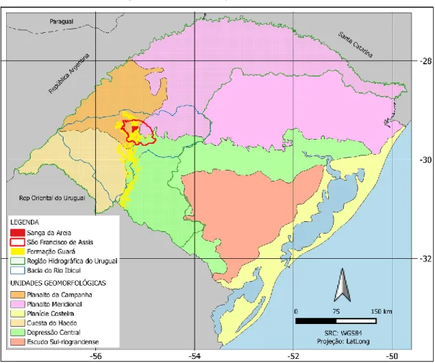 Figura 2. Mapa de localização da área de estudo. 