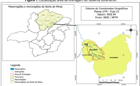 Figura 2.Unidade de Planejamento e Gestão de Recursos Hídricos do Rio Verde Grande SF10