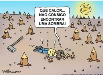 Figure 1. Global warming and sustainability cartoon. 4 Source: http://www.arionaurocartuns.com.br 