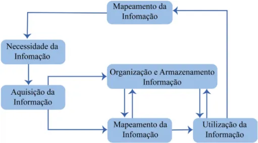 Figura 4 ‒ Ciclo da gestão da informação