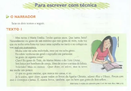 Figura 1: Ruth Rocha. Para escrever com técnica (Coleção Português Linguagens 7º ano,  2012, p