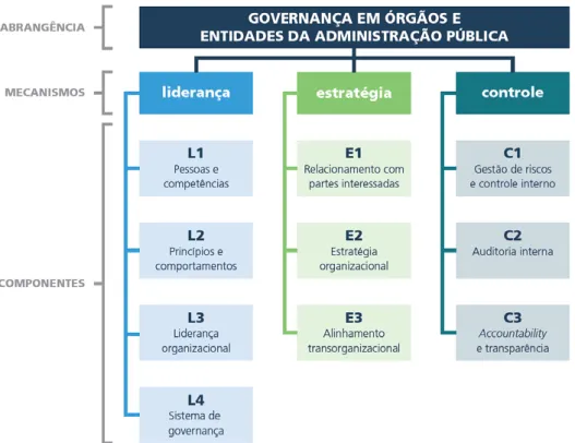 Figura 2 – Componentes dos mecanismos de governança 