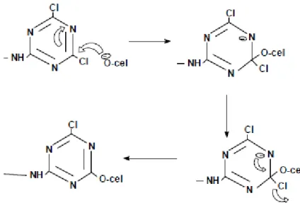 Figura 2:Reação de substituição nucleofílica 