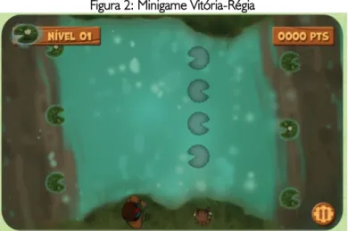 Figura 2: Minigame Vitória-Régia 