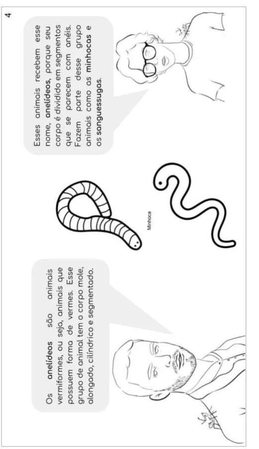 Figura 1: Cartilha elaborada sobre Invertebrados da Caatinga para estudantes do Ensino Fundamental(Continuação)