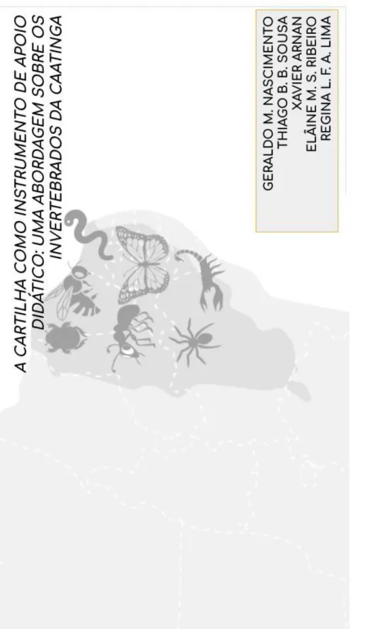 Figura 1: Cartilha elaborada sobre Invertebrados da Caatinga para estudantes do Ensino Fundamental (Continuação)
