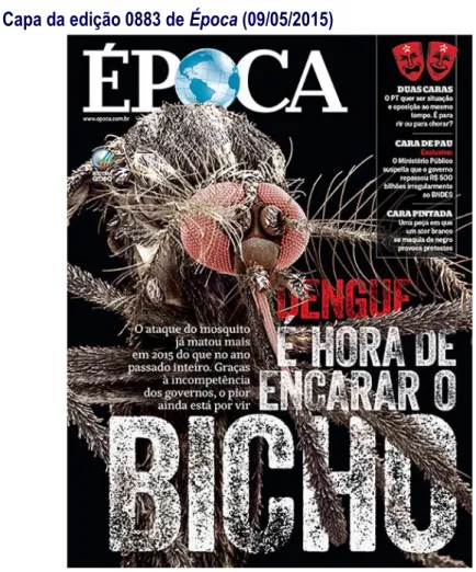 Figura 1 – Capa da edição 0883 de Época (09/05/2015)