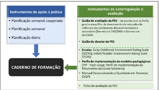 Figura 3 - Instrumentos de apoio e regulação da PES