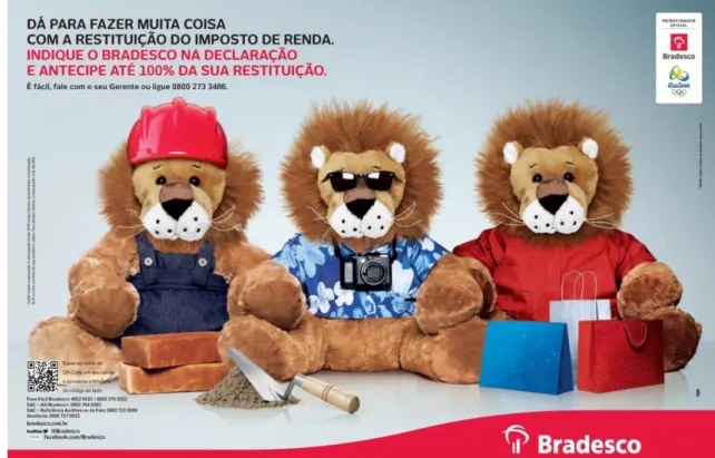 Figura 2 – Anúncio Publicitário do Bradesco 