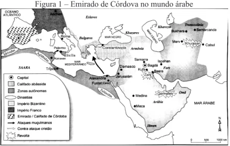 Figura 1 – Emirado de Córdova no mundo árabe