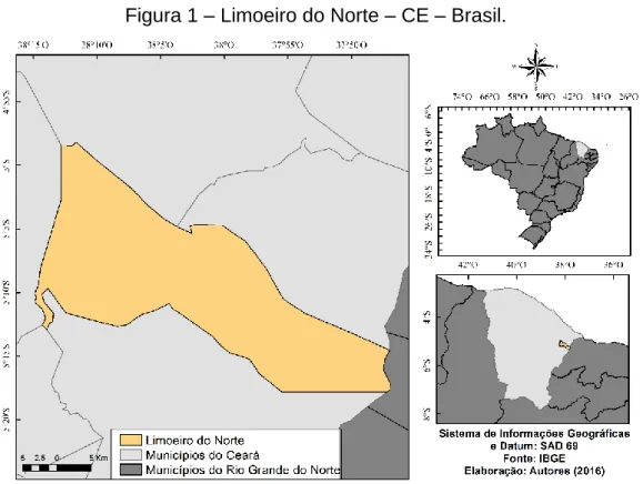 Figura 1 – Limoeiro do Norte – CE – Brasil. 