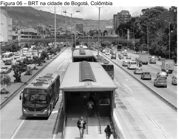 Figura 06 – BRT na cidade de Bogotá, Colômbia 