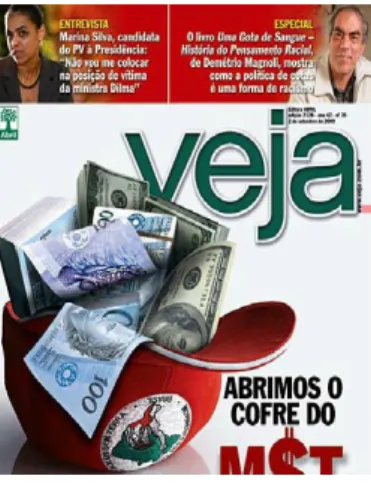 Figura 9 – Capa da revista Veja exemplificando a metáfora multimodal