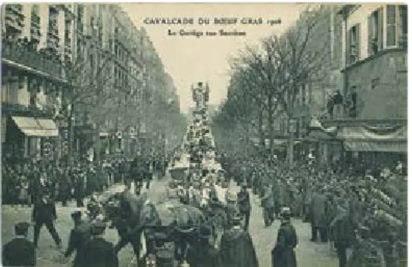 Figura 8 –  Cortejo da terça-feira gorda na rue Secré- Secré-tan, 1908