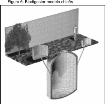 Figura 6: Biodigestor modelo chinês 