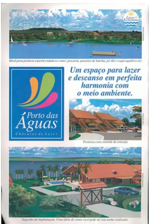 Figura 1 –  Folheto publicitário de empreendimento  imobiliário no Paraná