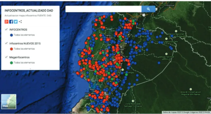 Figura 12 –  Infocentros Actualizado DAD, corte a noviembre del 2014