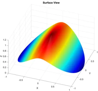 Fig. 2 Visualization of the surface 