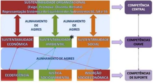 Figura 1 – Framework representativa do acontecimento da Sustentabilidade Organizacional 