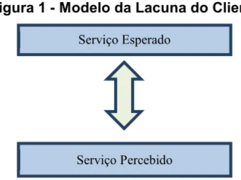 Figura 1 - Modelo da Lacuna do Cliente 