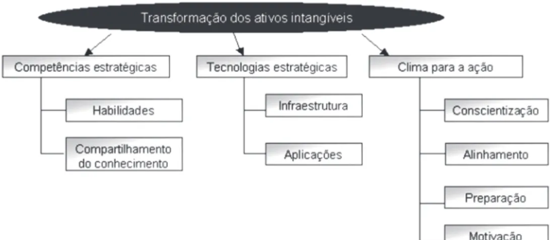 Figura 2: Transformação dos ativos intangíveis