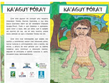 Figura 03 – Capa do livro Ka’aguy Póra’i. FONTE: SOUSA, 2017.