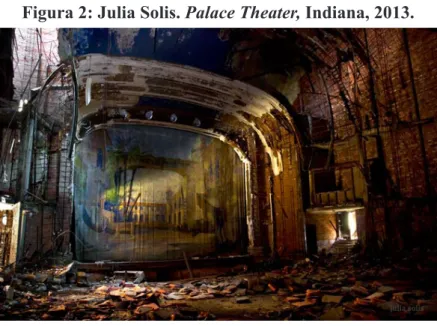 Figura 2: Julia Solis. Palace Theater, Indiana, 2013.