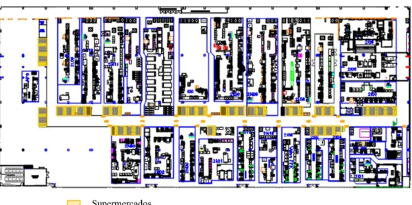 Figura 16 - Layout da área de produção MOE2 no piso 0 
