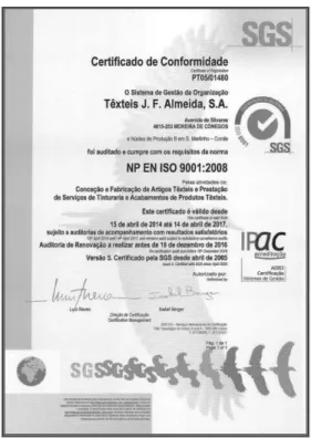 Figura 7 - Certificado de conformidade. 