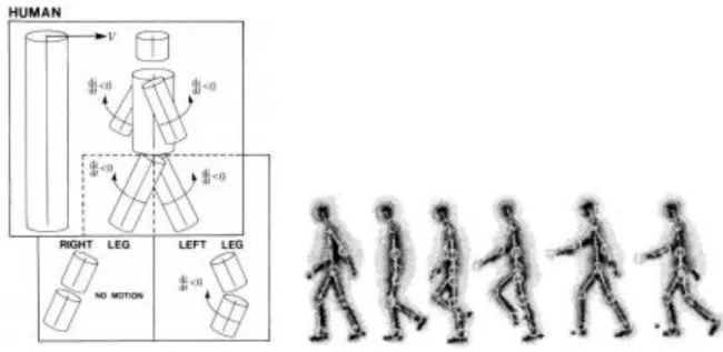 Figure 3 - Differences between 3D cylindrical primitives and 2D tracking techniques [2]