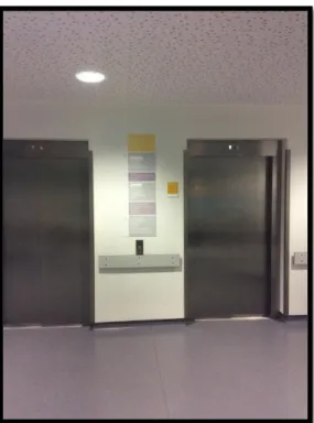 Figura 5 - Informação à entrada dos elevadores 