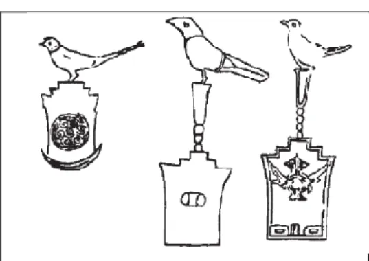 Fig. 1.7 - Exemplos de Emblemas de Liangzhu 