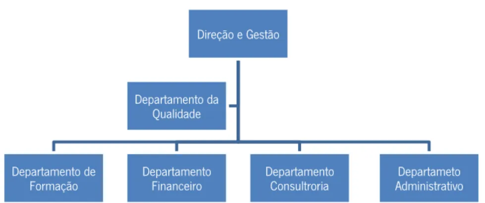 Figura 1: Organigrama Funcional da empresa “M – formação e consultoria” 