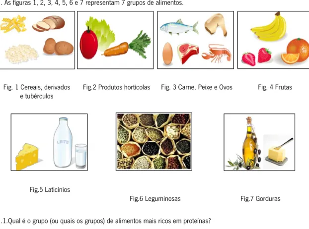 Fig. 1 Cereais, derivados 