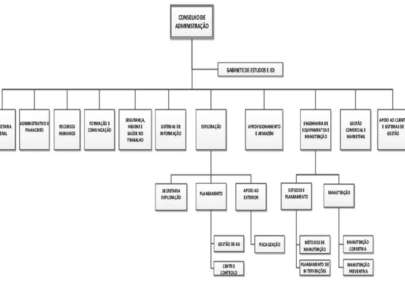 Figura 10 - Organograma TUB 