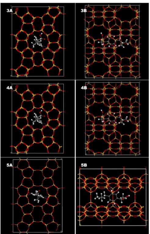 Figure 3.1 (continues): Zeolitic structures used in the theoretical modelling studies