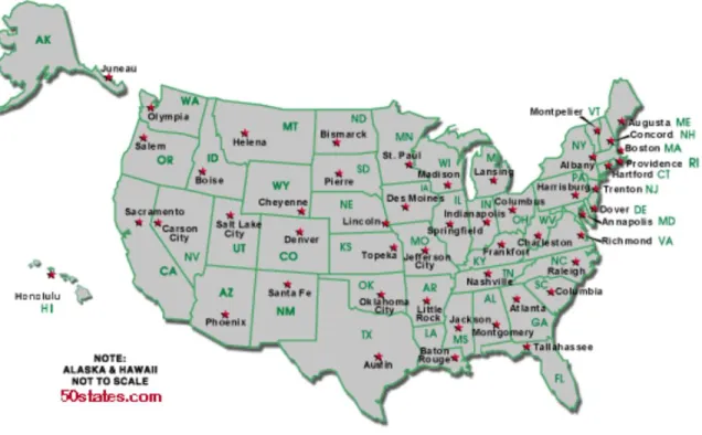 Figure 2.3 - Map of the United States 5