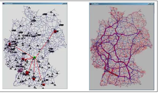 Figure 5 shows that the aggregated micro flows reproduce the traffic loads by trucks on the 