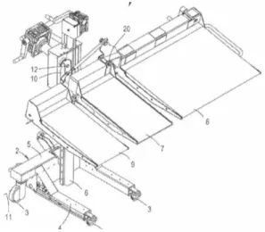 Figure 18 - Apparatus including a device for transferring a patient from a bed to the chair [32] 