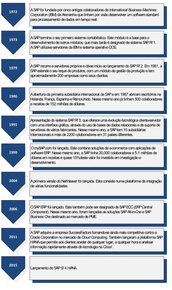 Figura 5 – Evolução da SAP  Adaptado de SAP [2014] 