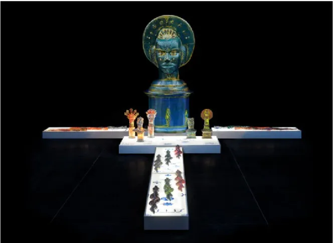 Fig. 5 Edouard Duval-Carrié, Apotheosis-Altar, 2004, mixed media (polyester, plexiglass, et al.), variable  dimensions